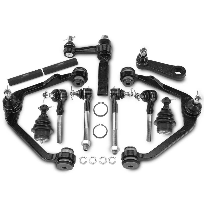 12x Control Arm with Ball Joint Tie Rod End Idler Arm for Ford F-150 Expedition