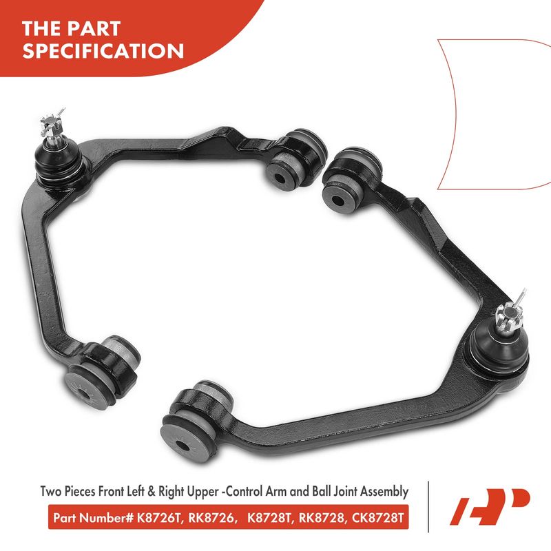 12x Control Arm with Ball Joint Tie Rod End Idler Arm for Ford F-150 Expedition