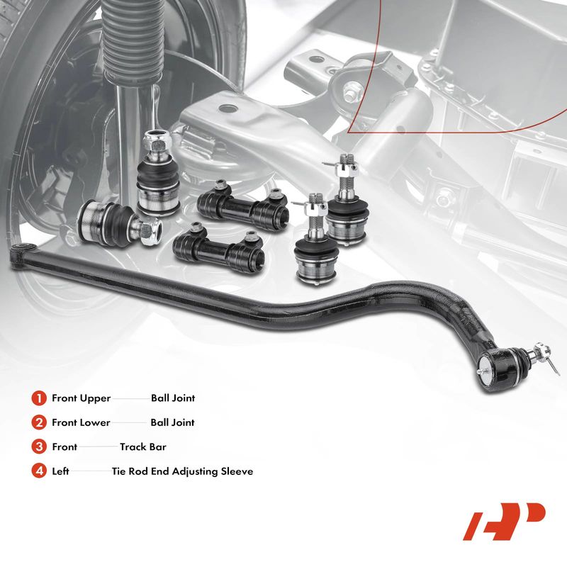 7x Control Arm & Ball Joint & Track Bar for Dodge Ram 2500 3500 1994-1999