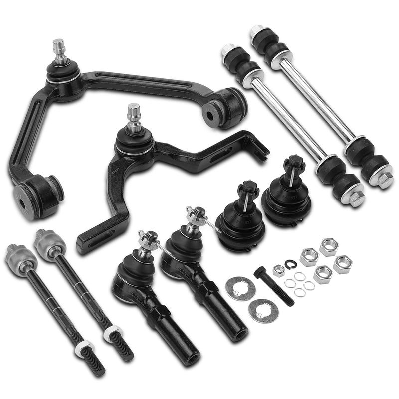 10x Control Arm & Sway Bar Link & Tie Rod End & Ball Joint for Ford Mercury