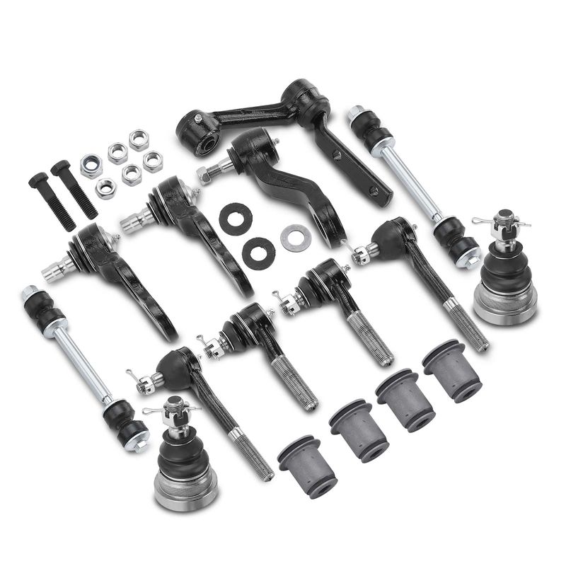 14x Control Arm & Sway Bar Link & Tie Rod End &Ball Joint for Ford Lincoln 95-02
