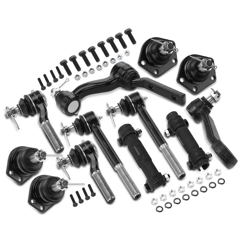 12x Inner & Outer Tie Rod End & Ball Joint for Chevrolet Blazer S10 GMC Olds