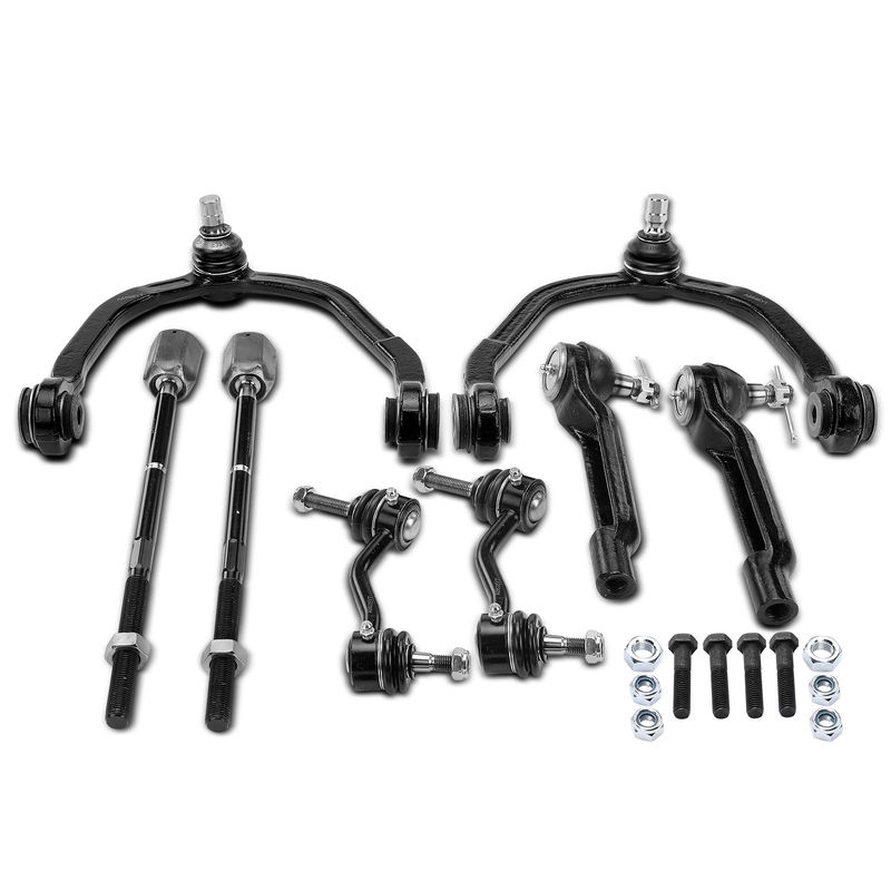 8x Control Arm with Ball Joint & Sway Bar Link Tie Rod End for Ford Mercury