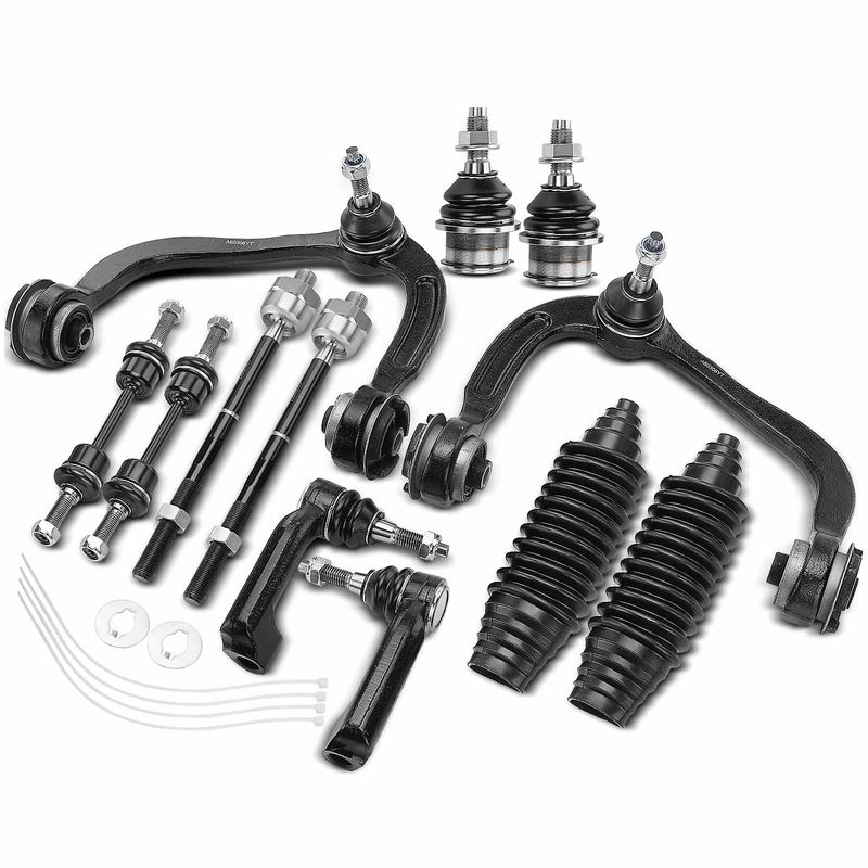 12x Control Arm & Ball Joint Sway Bar Link for Ford F-150 2009-2014 4WD