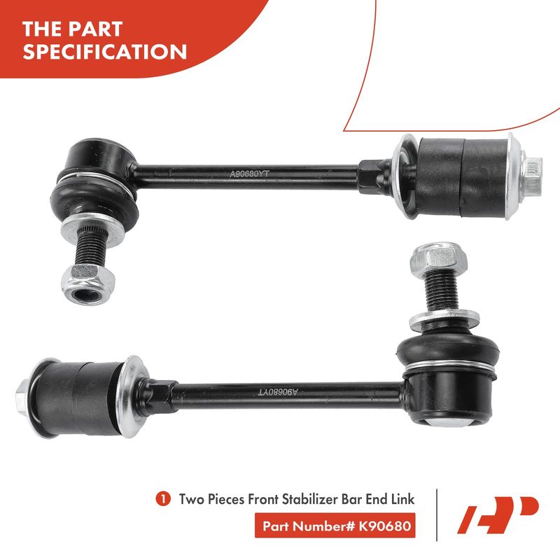 12x Sway Bar End Link Tie Rod End Ball Joint for Toyota Tundra 2004-2006 RWD