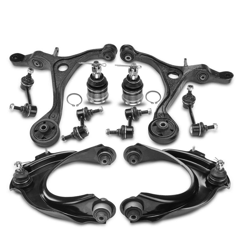 10x Control Arm with Ball Joint Stabilizer Bar Link for Honda Accord 2003-2007