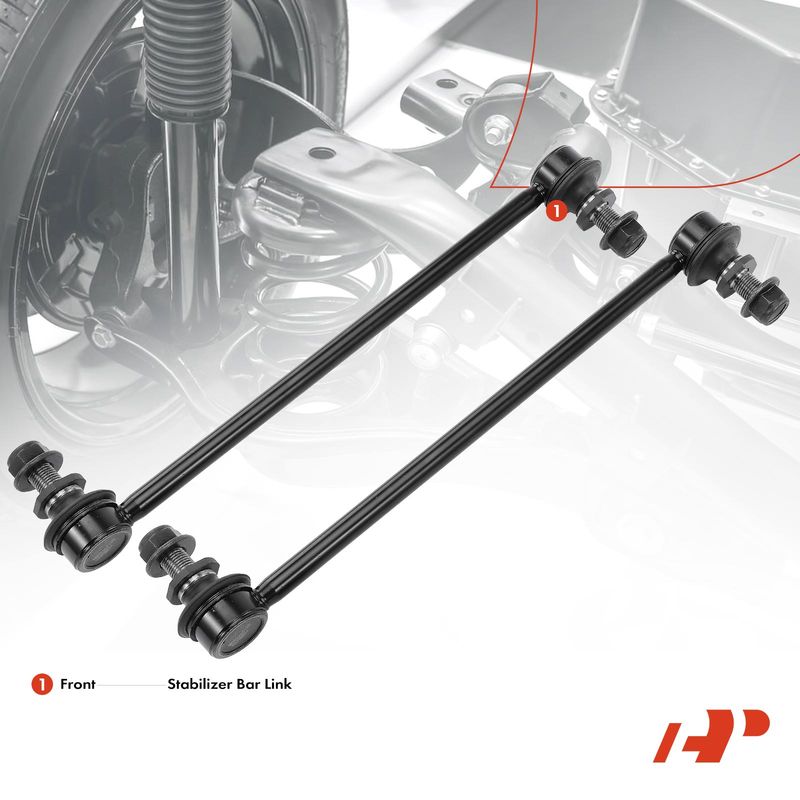 2x Front Stabilizer Sway Bar End Link Pair Kit for Toyota Sienna 2011-2019