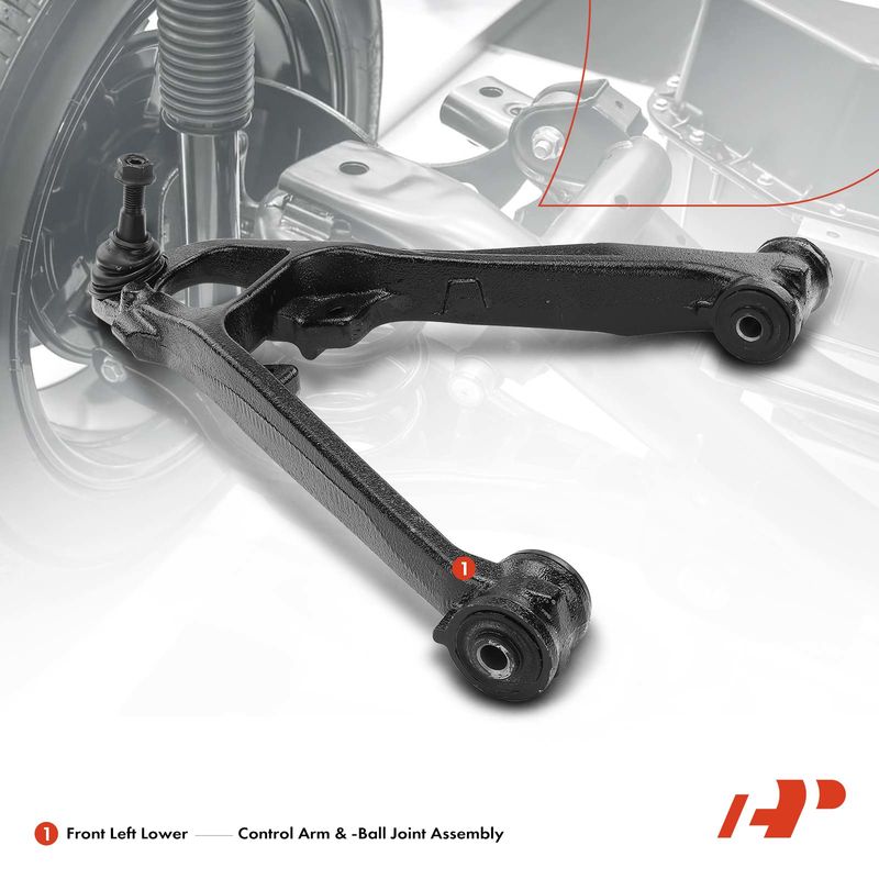 Front Left Lower Control Arm with Ball Joint for GMC Sierra 1500 Chevrolet Tahoe