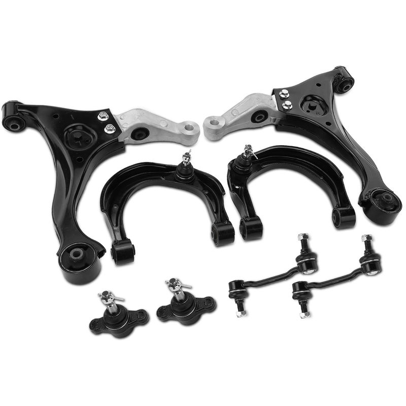 8x Control Arm & Ball Joint & Sway Bar Link for Hyundai Sonata 2006-2010
