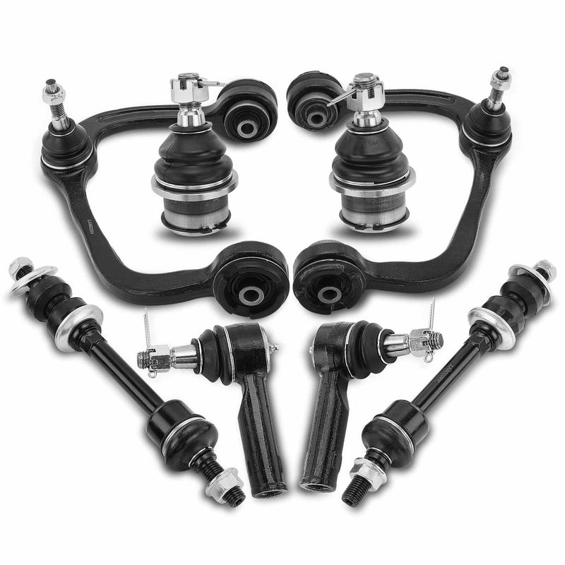 8x Control Arm with Ball Joint Stabilizer Bar Link for Ford F150 Lincoln