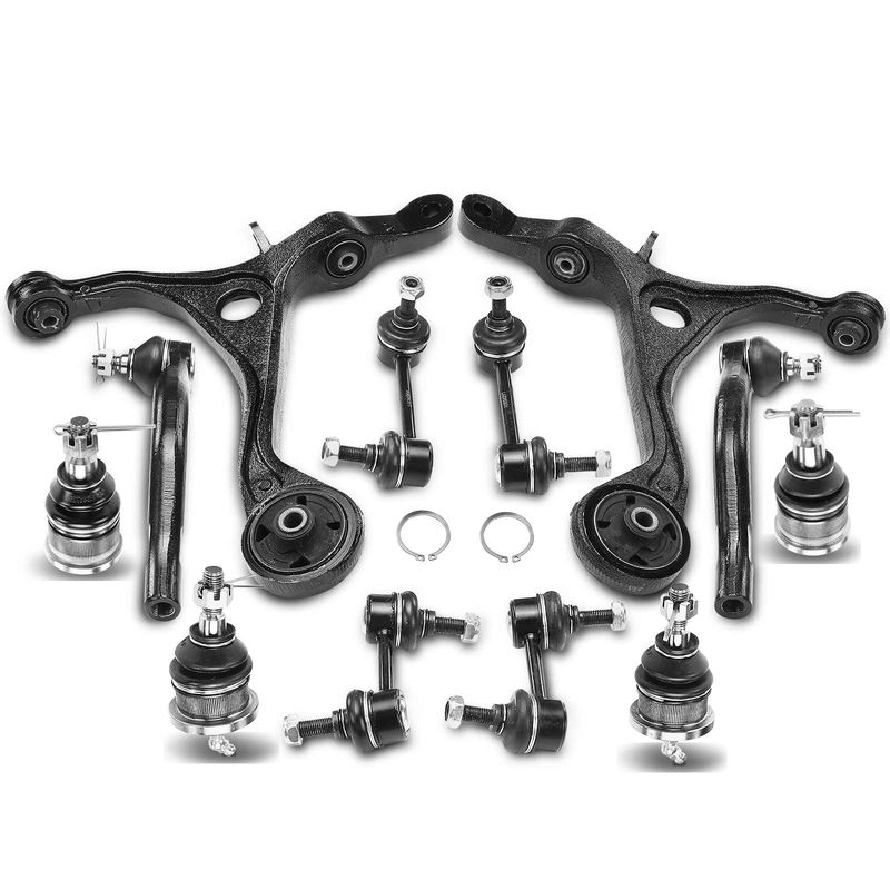 12x Control Arm & Ball Joint & Stabilizer Bar Link for Honda Accord 2003-2007