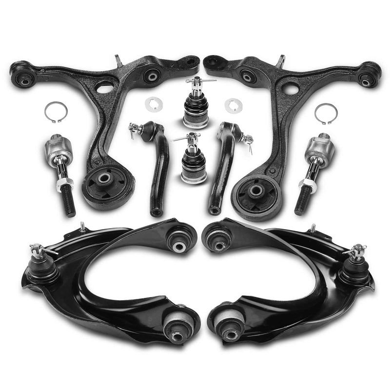 10x Control Arm with Ball Joint Tie Rod End for Acura TSX Honda