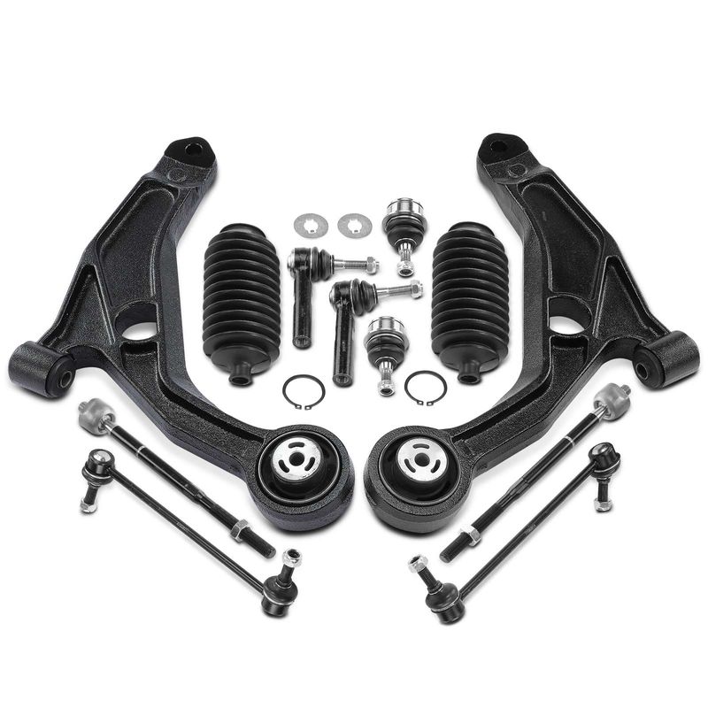 10x Control Arm & Stabilizer Bar Link & Tie Rod Kit for Dodge Journey 09-15