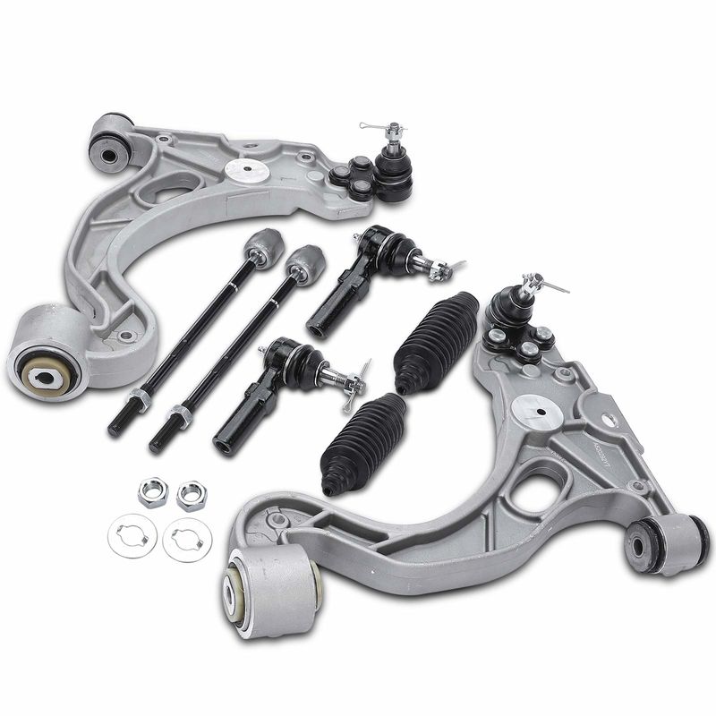8x Control Arm with Ball Joint & Tie Rod End for Buick LeSabre Cadillac