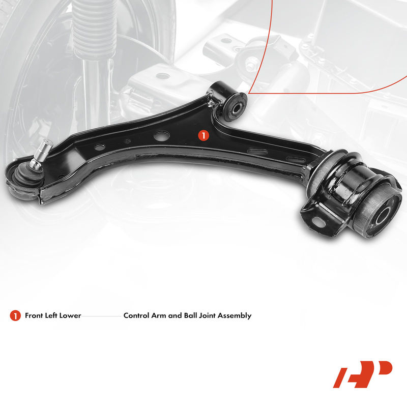 Front Driver Lower Control Arm with Ball Joint for Ford Mustang 2005-2010