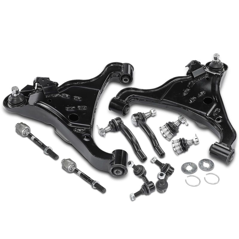 10x Control Arm & Stabilizer Bar Link & Tie Rod End for Nissan Frontier 05-18