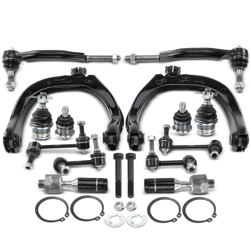 14x Control Arm & Ball Joint & Stabilizer Bar Link & Tie Rod End for Chevy GMC