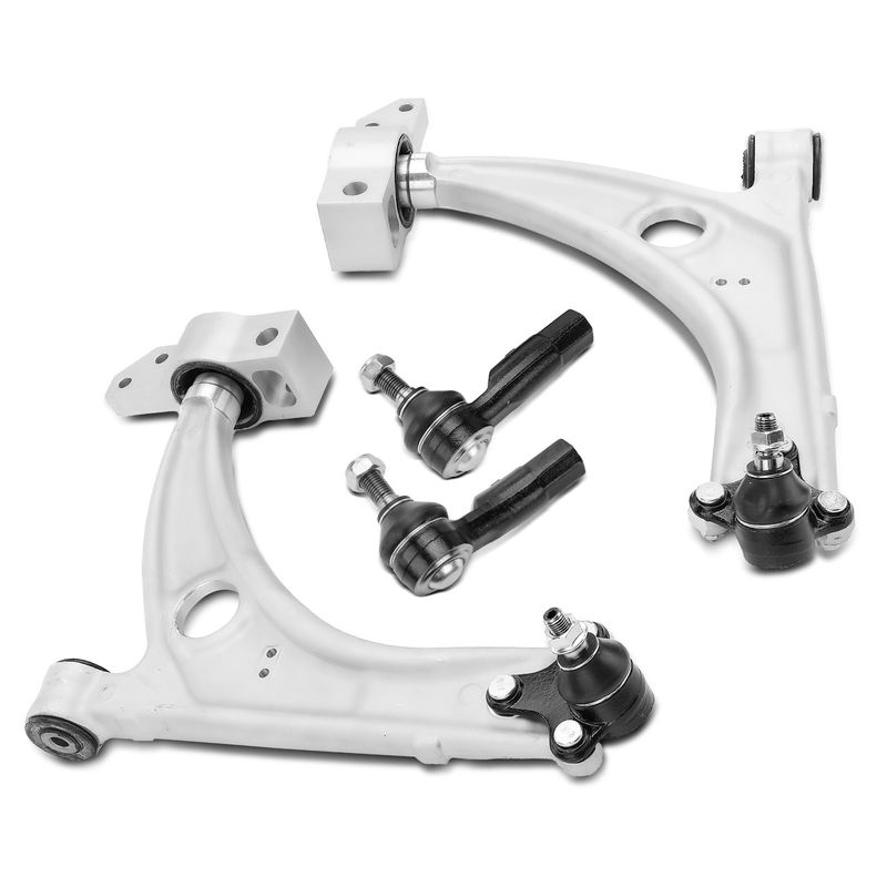 4x Control Arm with Ball Joint & Tie Rod End for Volkswagen CC Passat Tiguan