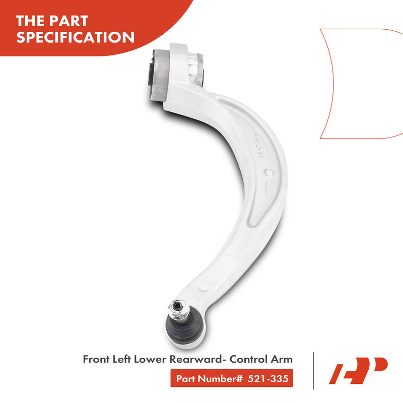 Front Left Lower Rearward Control Arm for Audi A4 2009-2010 A5 Quattro Q5 S4 S5