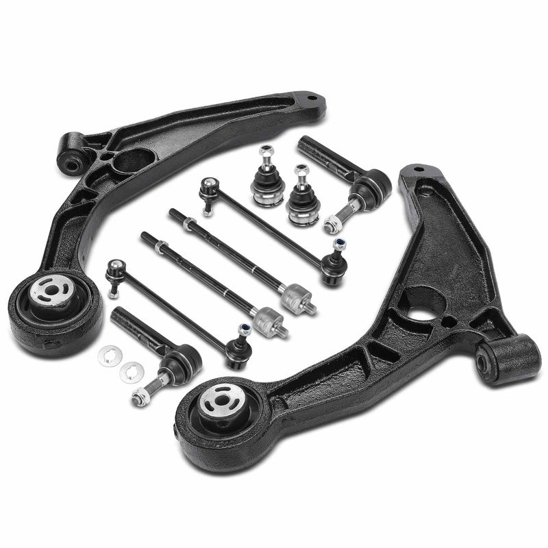 10x Control Arm with Ball Joint & Tie Rod End & Sway Bar for Chrysler Sebring