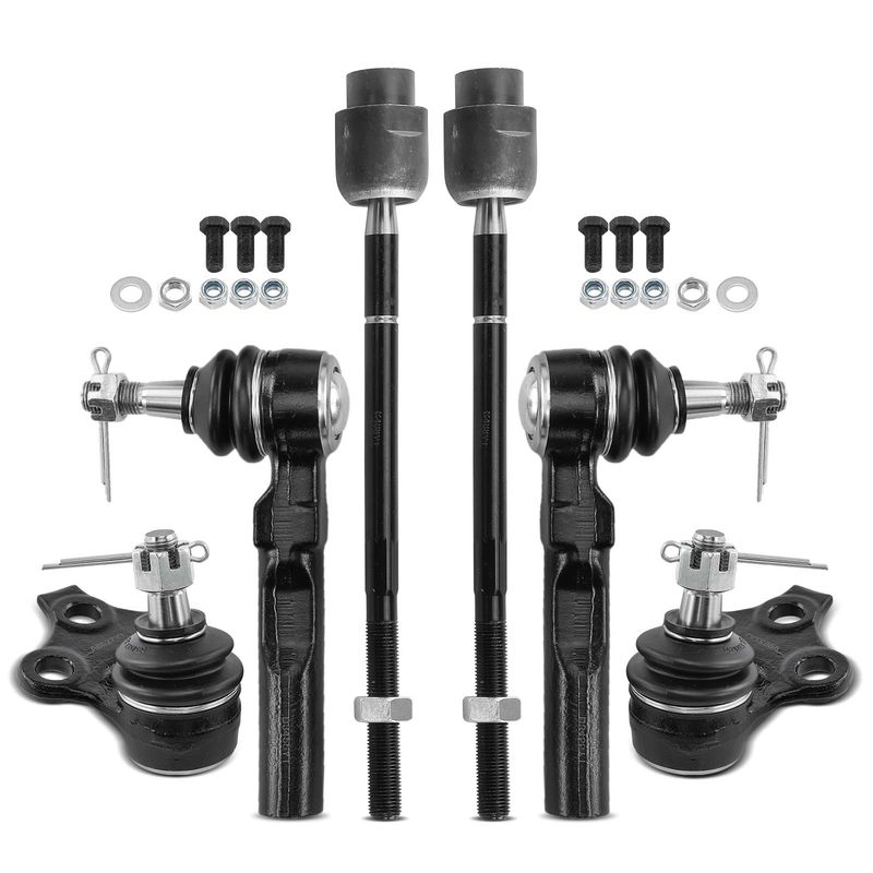 6x Ball Joint & Tie Rod End for Chevy Malibu Olds Alero Cutlass Pontiac Grand Am