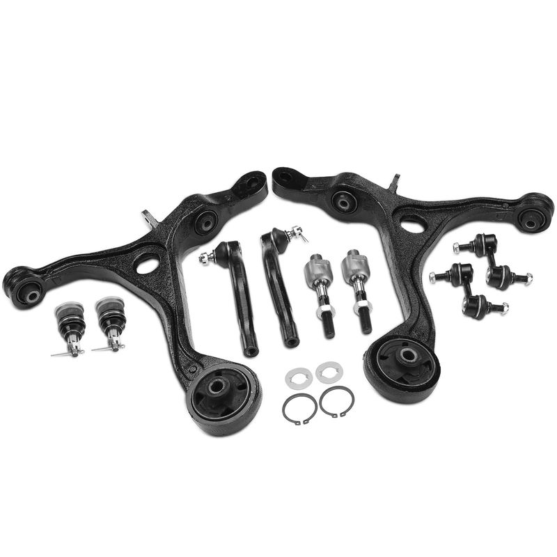 10x Control Arm & Sway Bar Link with Ball Joint & Tie Rod End for Acura Honda
