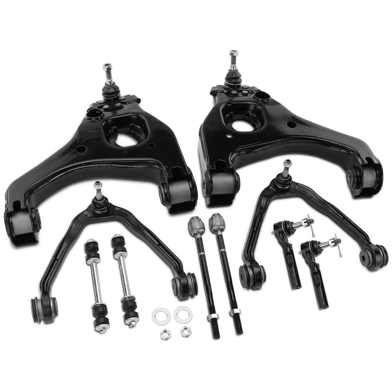 10x Control Arm with Ball Joint & Sway bar for Chevy Silverado 1500 GMC Sierra