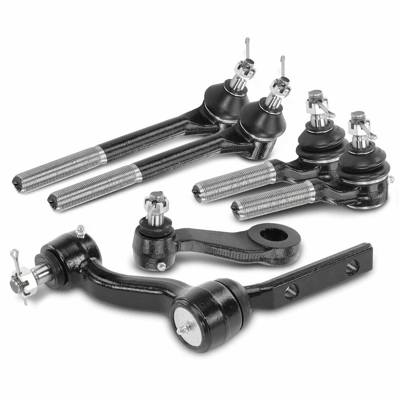 6x Tie Rod End & Idler Arm & Pitman Arm for Chevrolet Blazer S10 GMC Jimmy