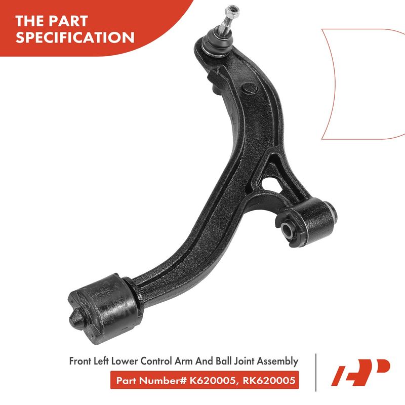 10x Control Arm & Ball Joint & Sway Bar Link & Tie Rod End for Dodge Caravan