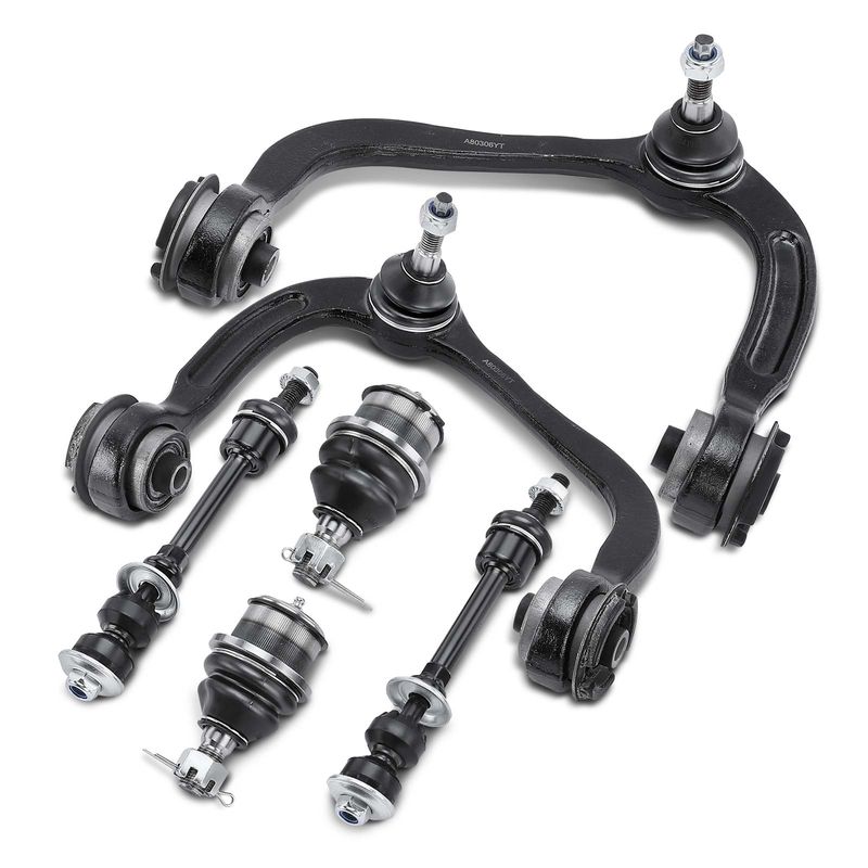 6x Control Arm & Ball Joint & Stabilizer Bar Link for Ford F-150 Lincoln