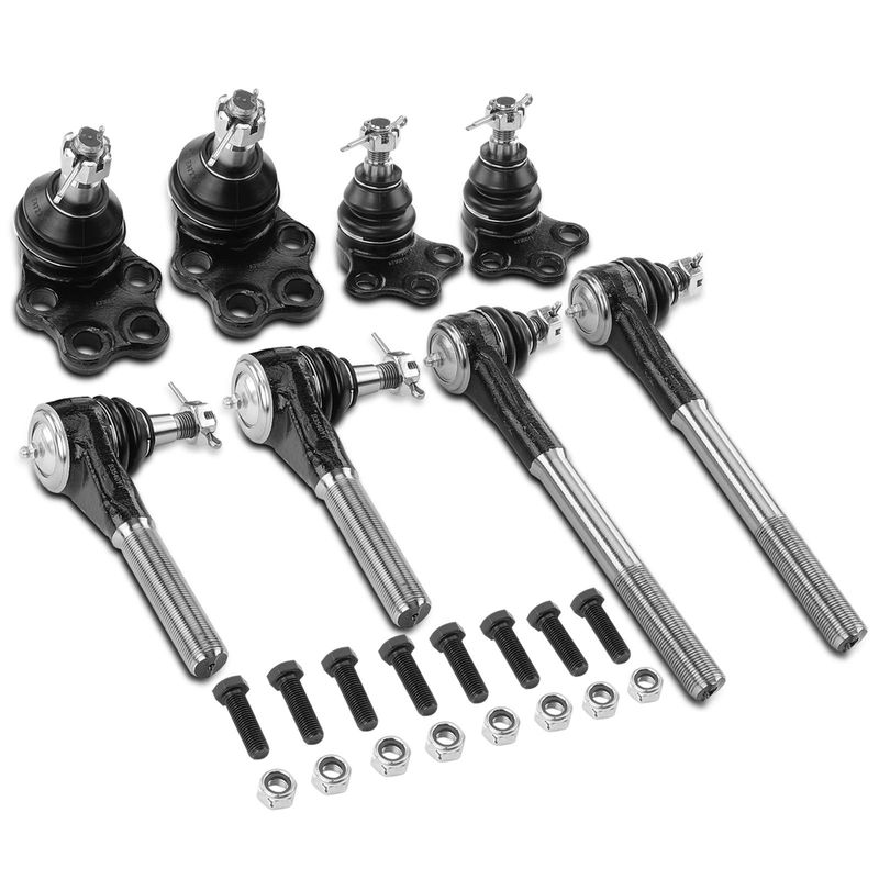 8x Tie Rod End & Ball Joint for Dodge Ram 1500 2000 2001 Pickup RWD