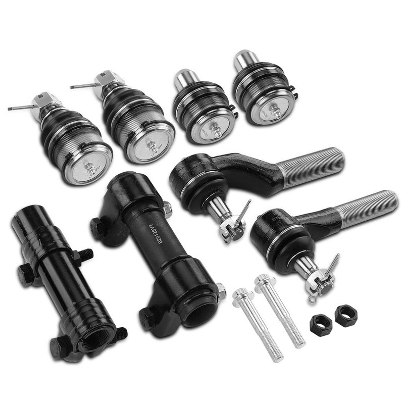 8x Tie Rod End with Ball Joint for Ford E-250 2003-2006 E-450 Super Duty