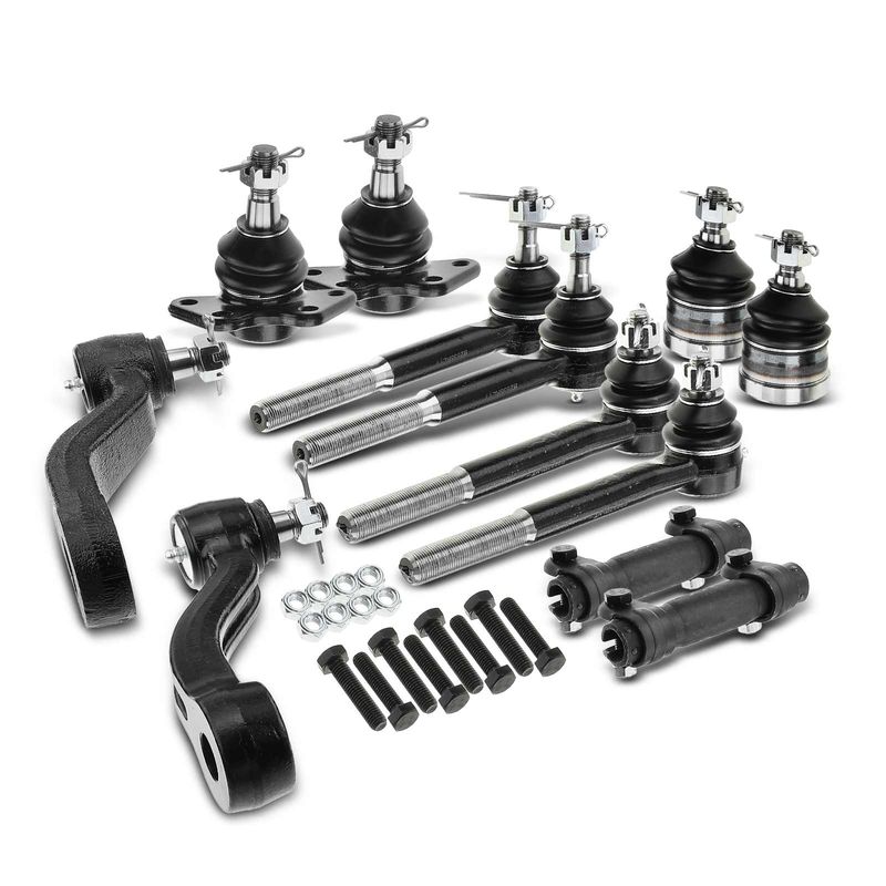 12x Front Control Arm & Tie Rod End & Ball Joint for Chevy C1500 Suburban GMC