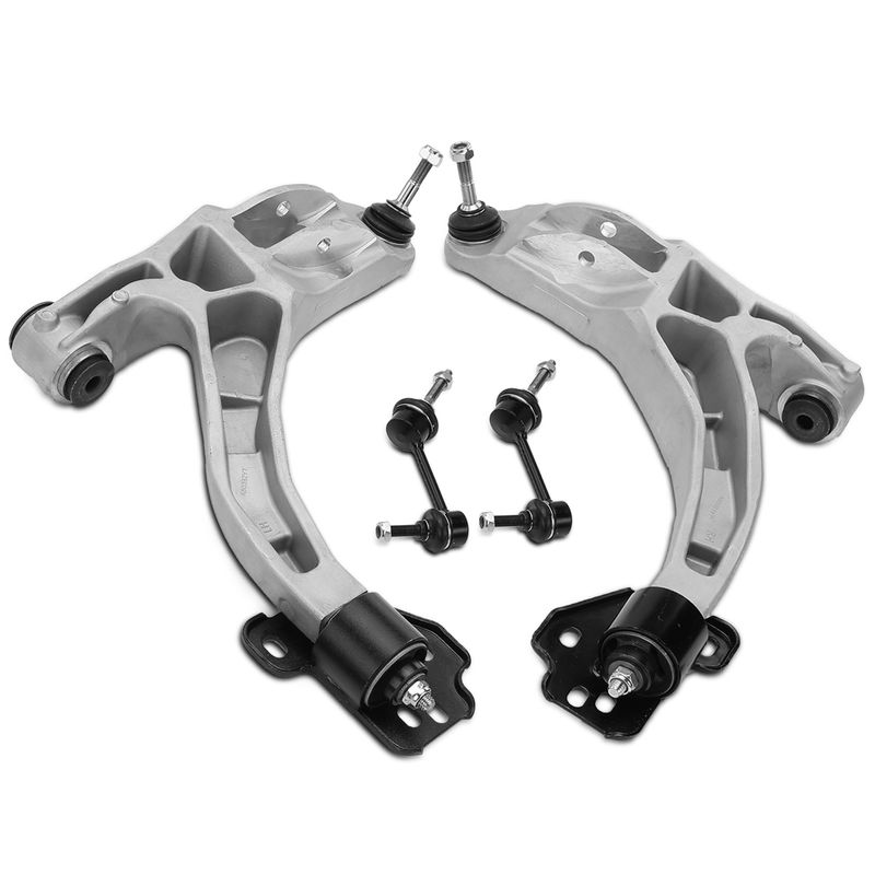 4x Control Arm with Ball Joint & Sway Bar for Lincoln Town Car Ford Mercury
