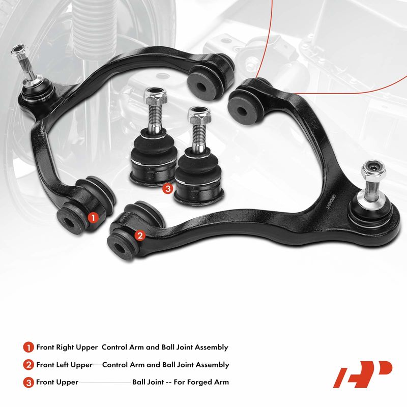 4x Control Arm and Ball Joint Assembly for Ford Lincoln Town Car Mercury
