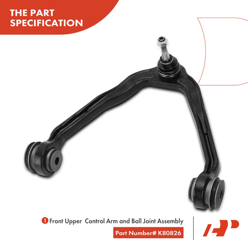 6x Control Arm with Ball Joint & Bar Link for Chevrolet Express 1500 2500 GMC