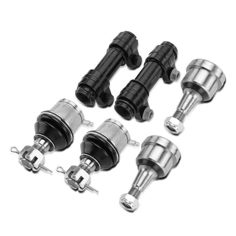 6x Tie Rod Adjusting Sleeve & Ball Joint for Dodge Ram 2500 Ram 3500 03-08