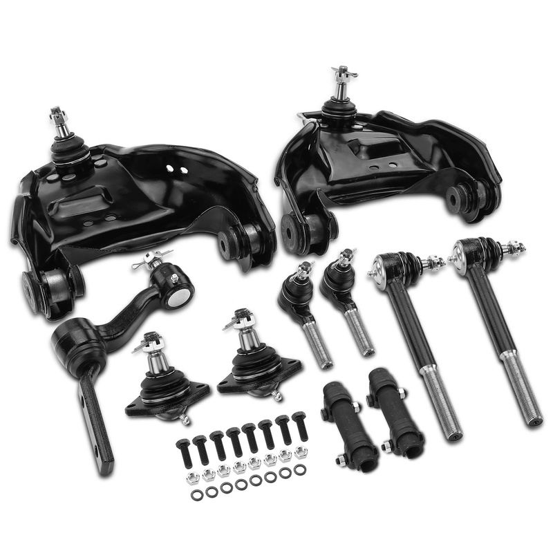 11x Control Arm with Ball Joint & Tie Rod End for Chevy S10 Blazer GMC Olds