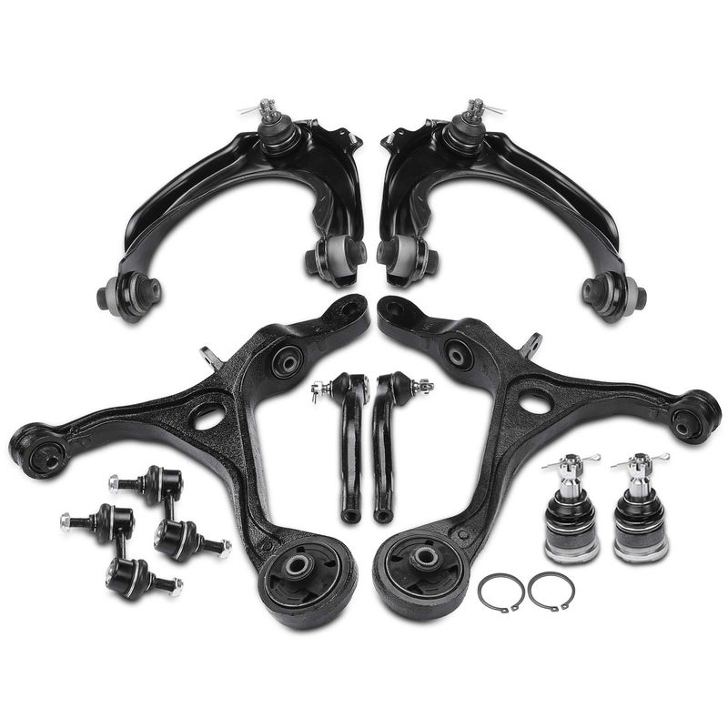 10x Control Arm & Stabilizer Bar Link & Tie Rod End & Ball Joint for Honda