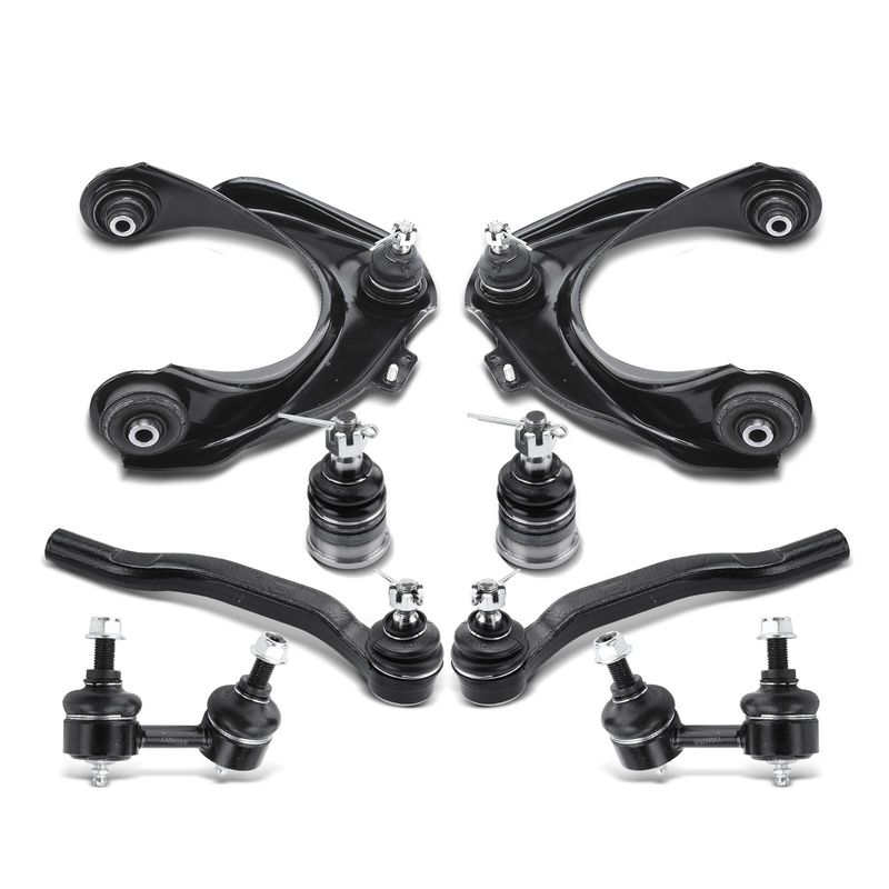 8x Control Arm & Stabilizer Bar End Link & Tie Rod End for Acura CL Honda