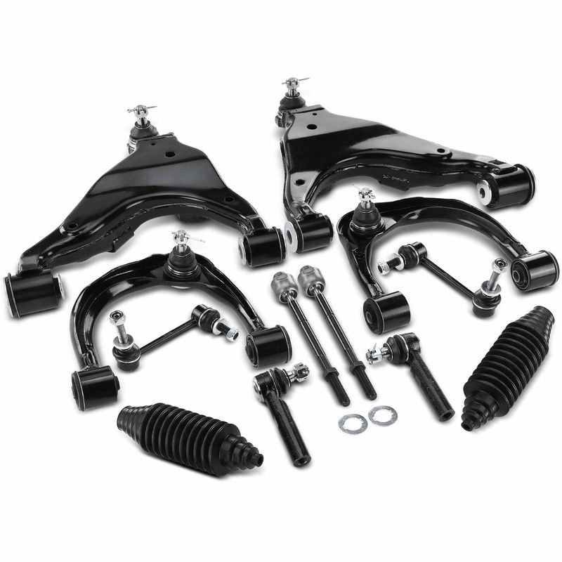 12x Control Arm with Ball Joint Assembly & Sway Bar Link for Toyota Lexus GX470