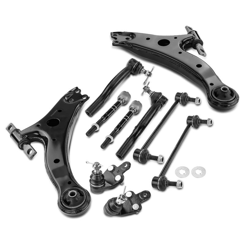 10x Front Lower Control Arm Ball Joint Sway Bar Tie Rod for Toyota Camry 07-11