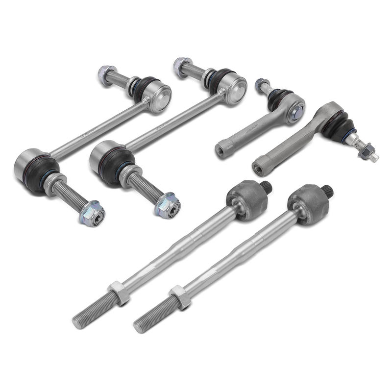 6x Stabilizer Bar Link & Tie Rod End for Lincoln Aviator 2020-2022