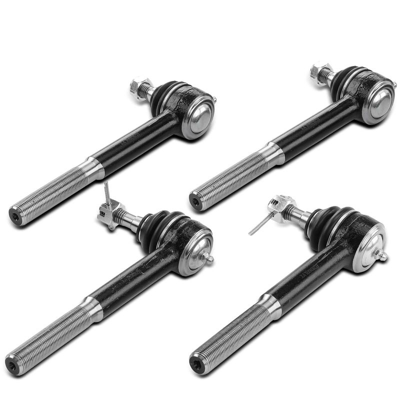 4x Inner & Outer Tie Rod End for Chevrolet Blazer K1500 Tahoe GMC K2500 Yukon