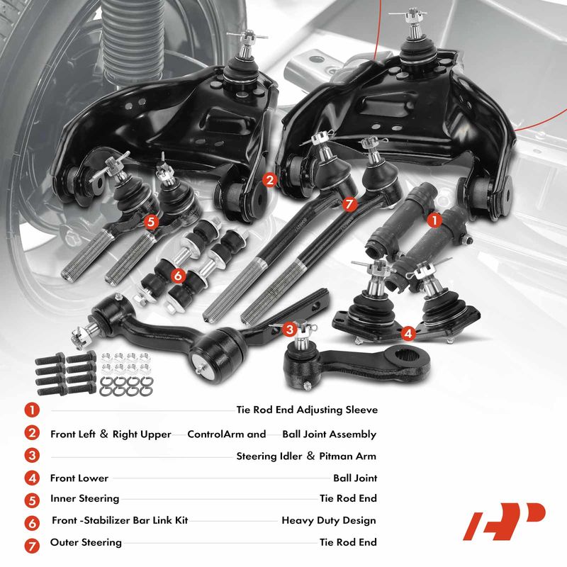 14x Control Arm with Ball Joint Assembly for Chevrolet Blazer S10 GMC Jimmy