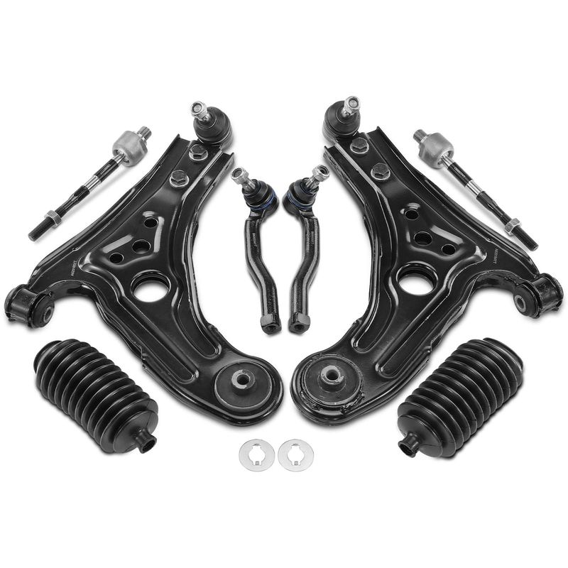 8x Control Arm with Ball Joint & Tie Rod End Kit for Aveo G3 Wave Swift+