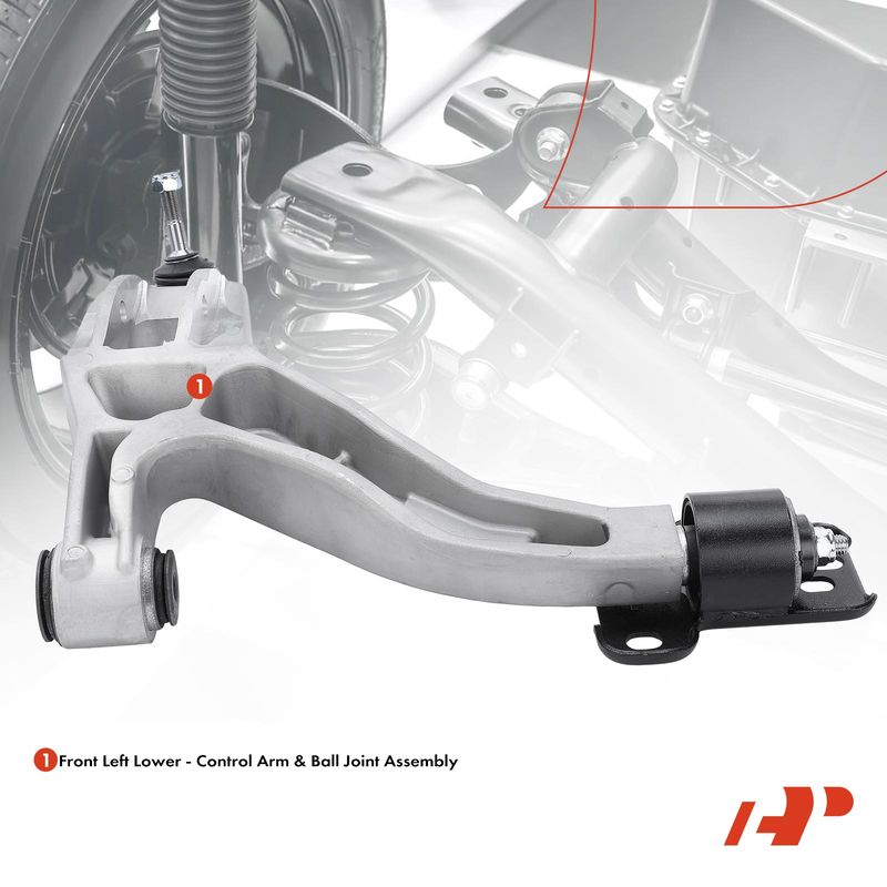 Front Left Lower Control Arm with Ball Joint for Ford Crown Victoria 4.6L