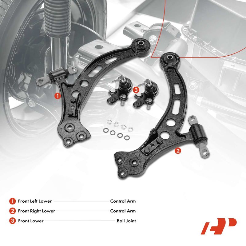 4x Control Arm & Ball Joint for Toyota Camry Lexus ES300 1992-1996 Toyota Avalon