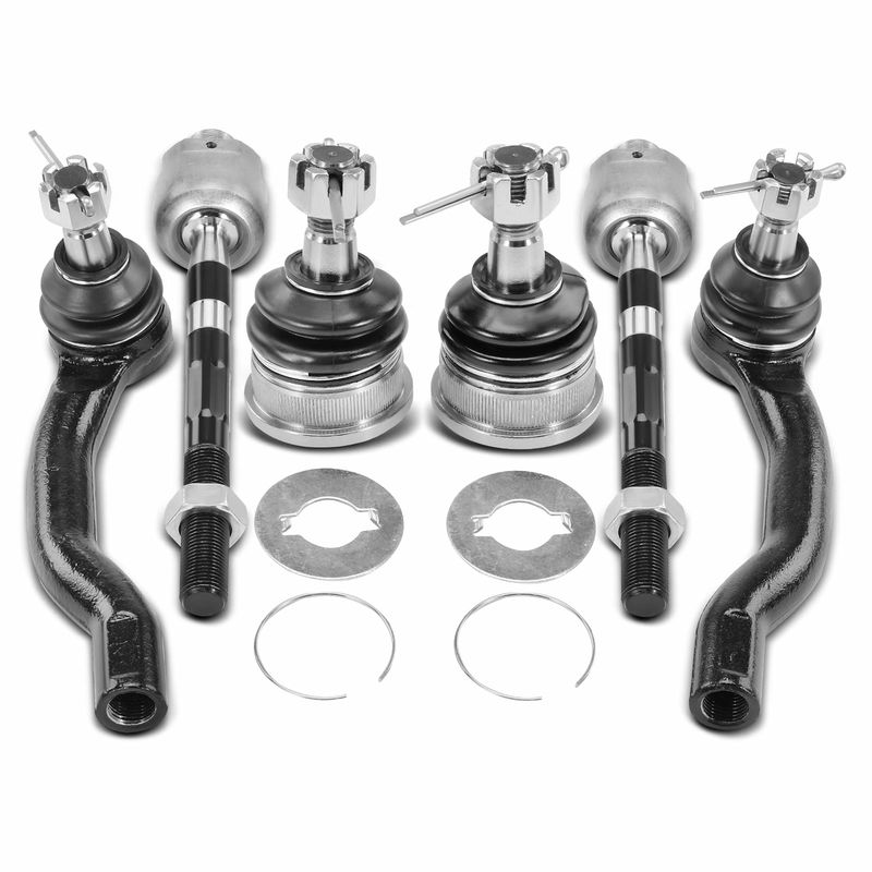 6x Tie Rod End & Ball Joint for Nissan Frontier 2005-2018 Pathfinder Xterra