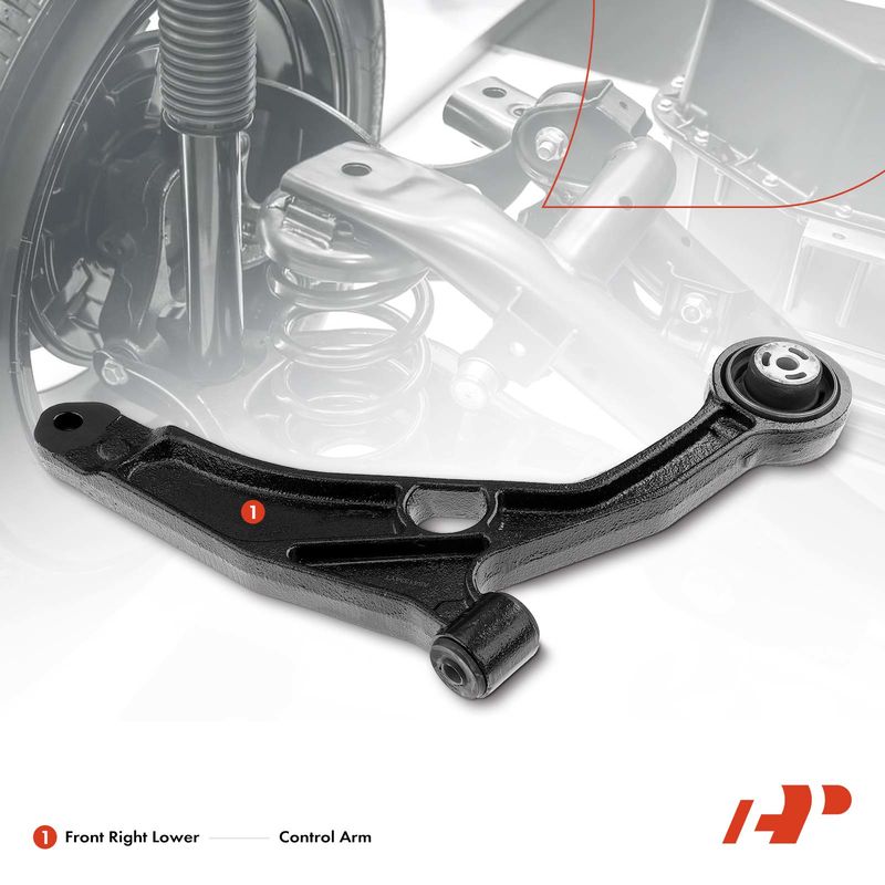 Front Right Lower Control Arm for Chrysler 200 2011-2014 Sebring Dodge Avenger